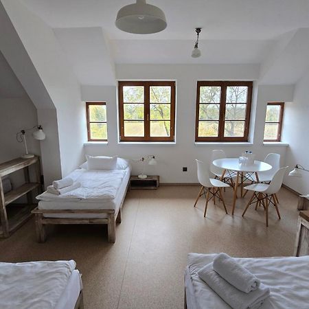 Dvůr Perlová voda Budyne nad Ohri Exterior foto