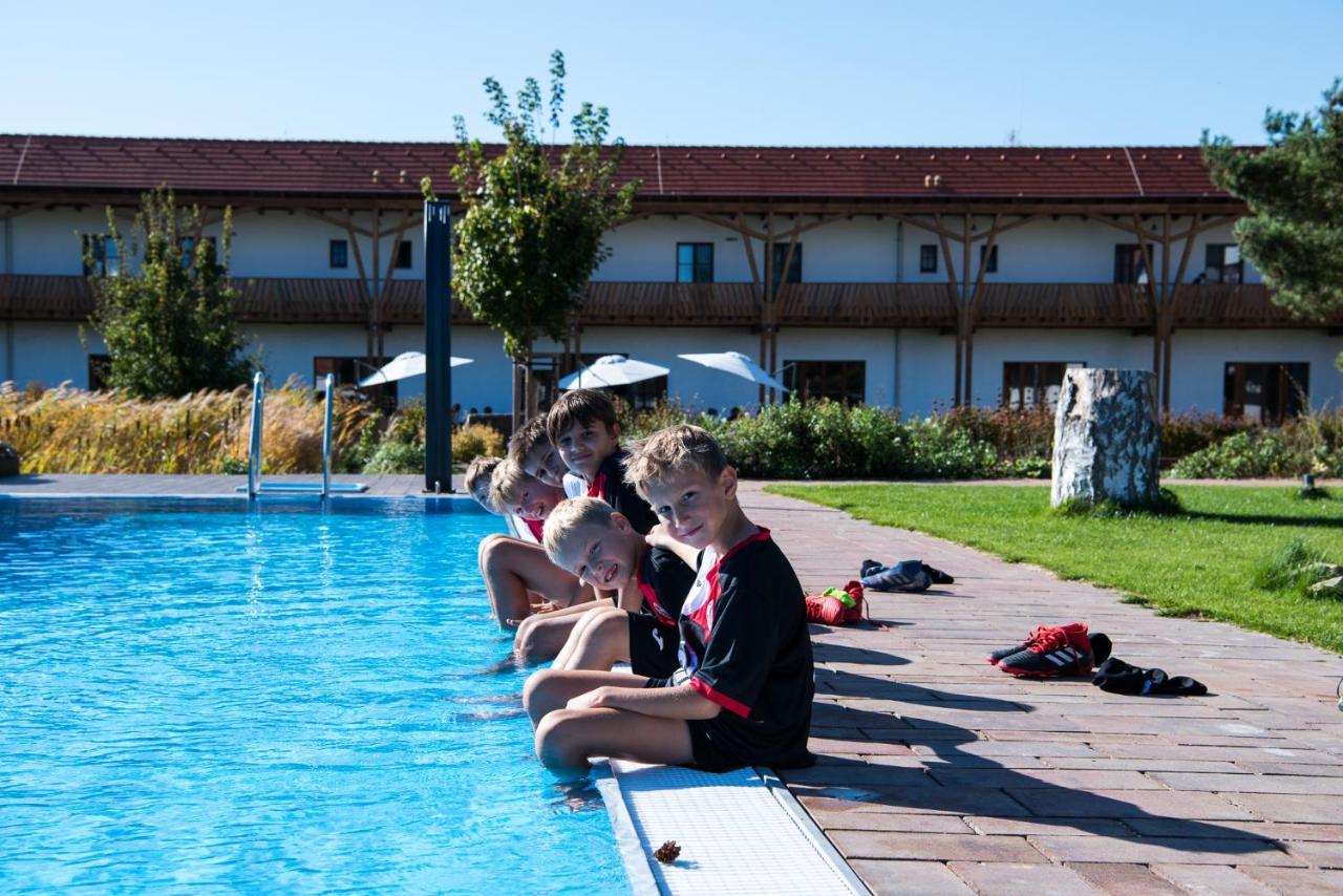 Dvůr Perlová voda Budyne nad Ohri Exterior foto