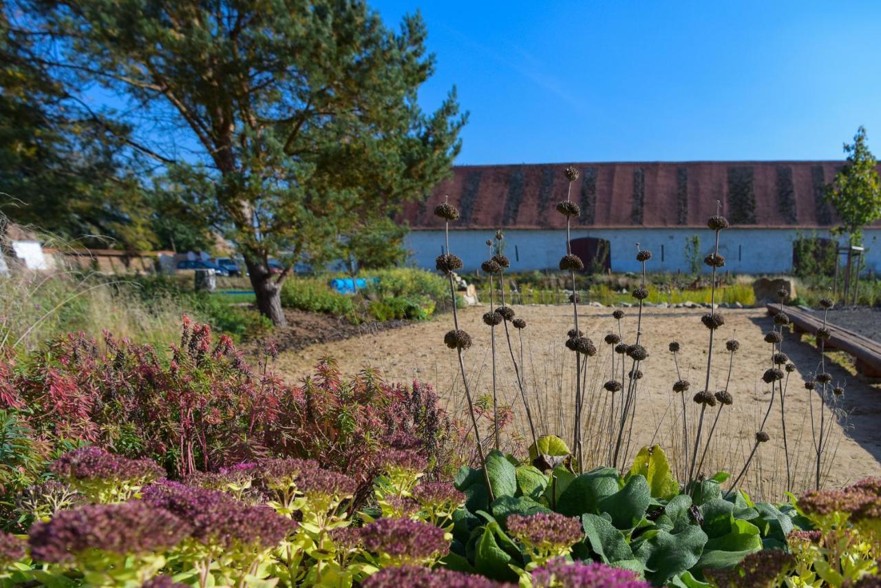 Dvůr Perlová voda Budyne nad Ohri Exterior foto
